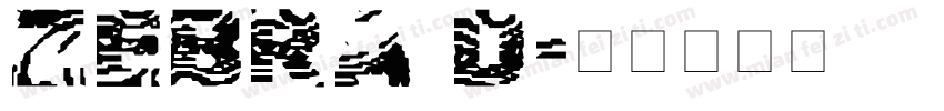 Zebra D字体转换
